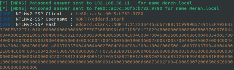 crackmapexec signing off